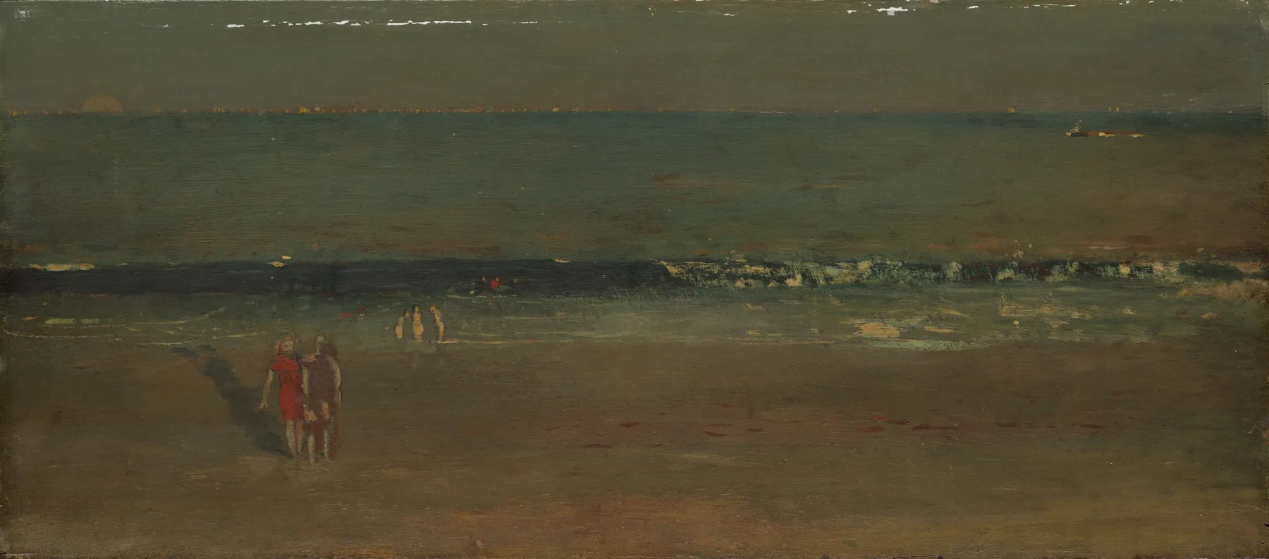 La playa, últimas horas de la tarde, de Winslow Homer