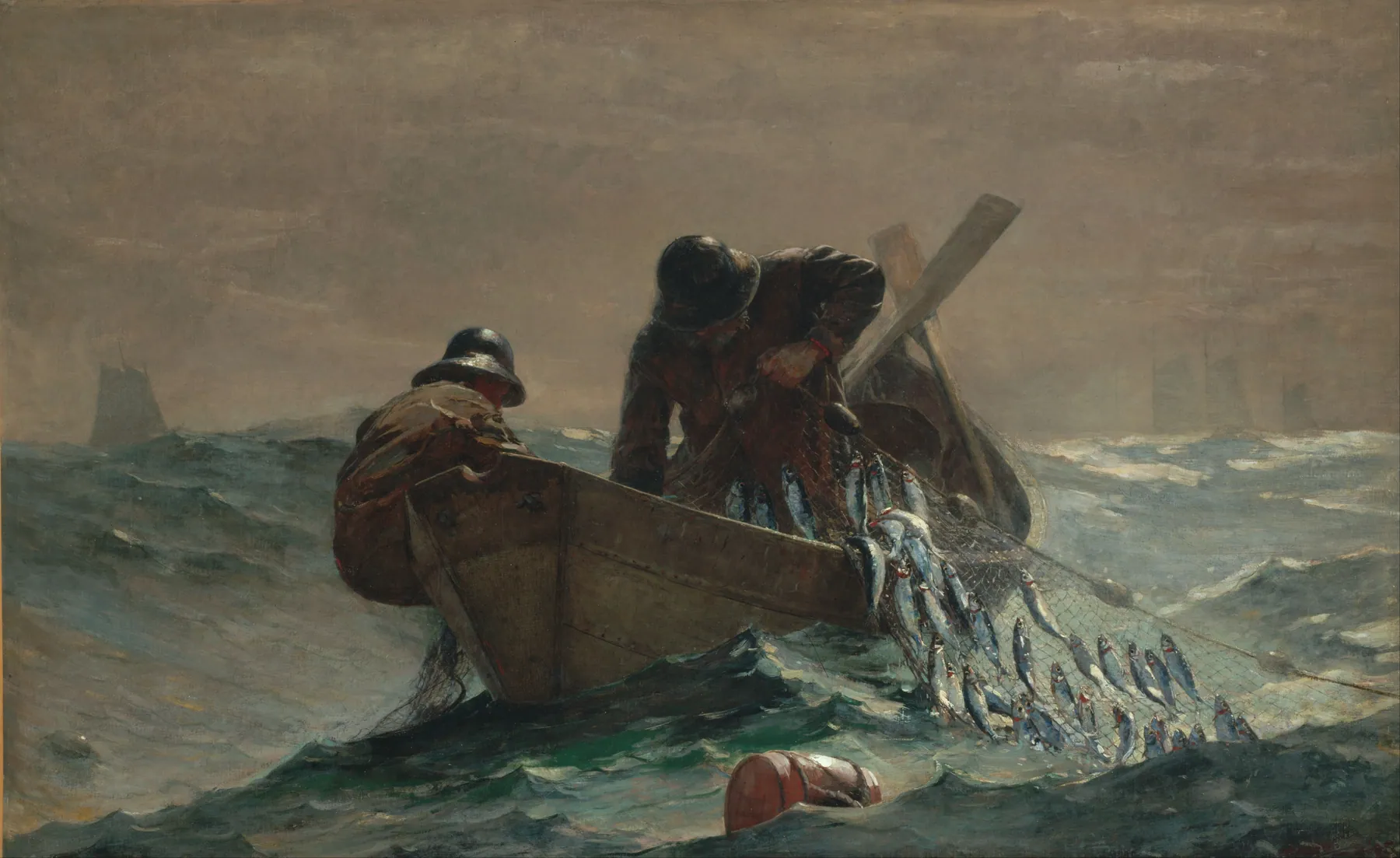 Red de arenques, de Winslow Homer