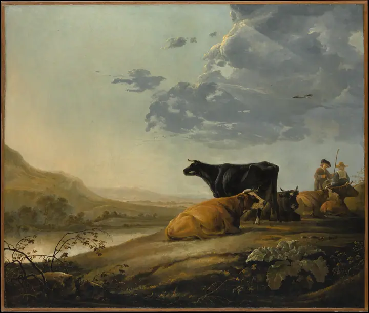 Jóvenes pastores con vacas, Aelbert Cuyp