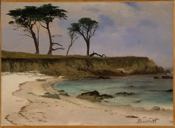Cala marina, Albert Bierstadt