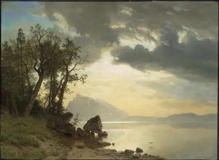 Lago Tahoe, Albert Bierstadt