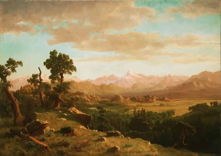 Montañas Wind River, Albert Bierstadt