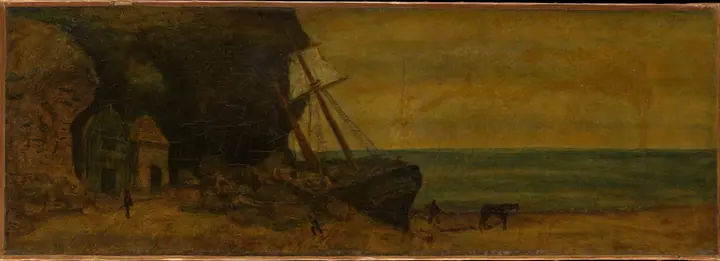 La cala de los contrabandistas, Albert Pinkham Ryder