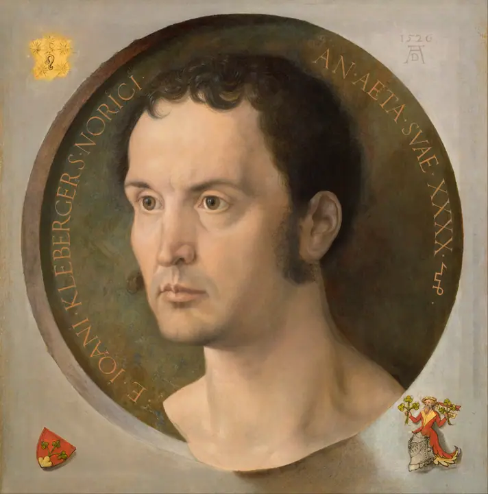 Retrato de Johann Kleberger, Alberto Durero