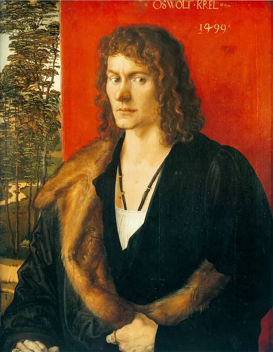 Retrato de Oswolt Krel, Alberto Durero