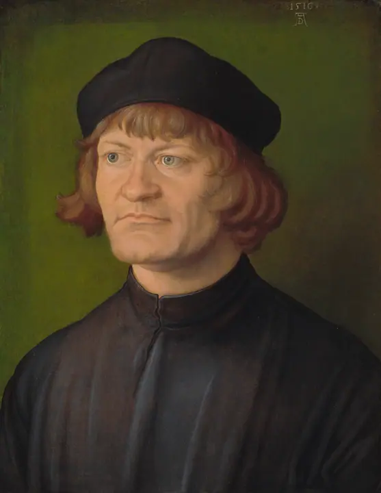 Retrato de un clérigo (¿Johann Dorsch), Alberto Durero