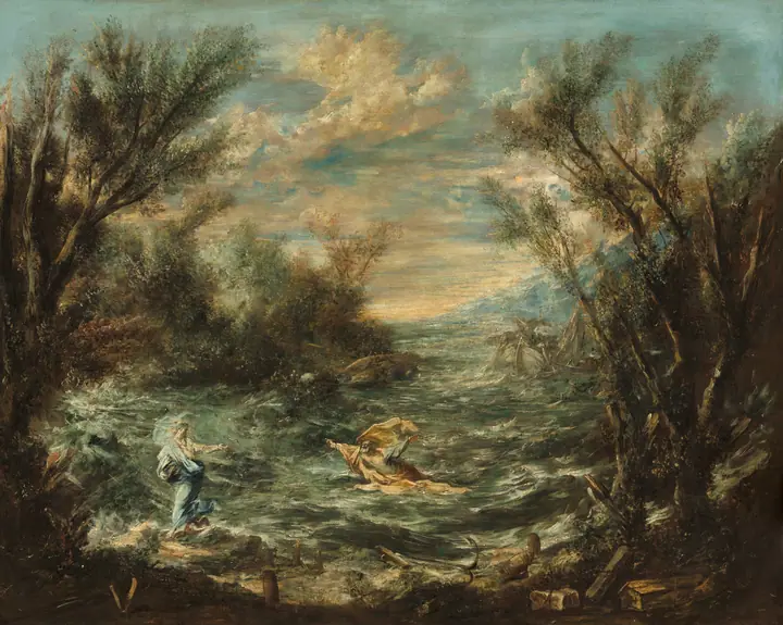 Cristo en el mar de Galilea, Alessandro Magnasco