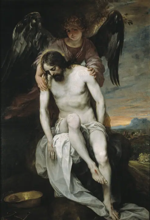 Cristo muerto sostenido por un ángel, Alonso Cano
