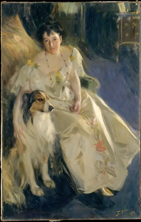 Señora de Walter Rathbone Bacon (Virginia Purdy Barker, 1862–1919), Anders Zorn