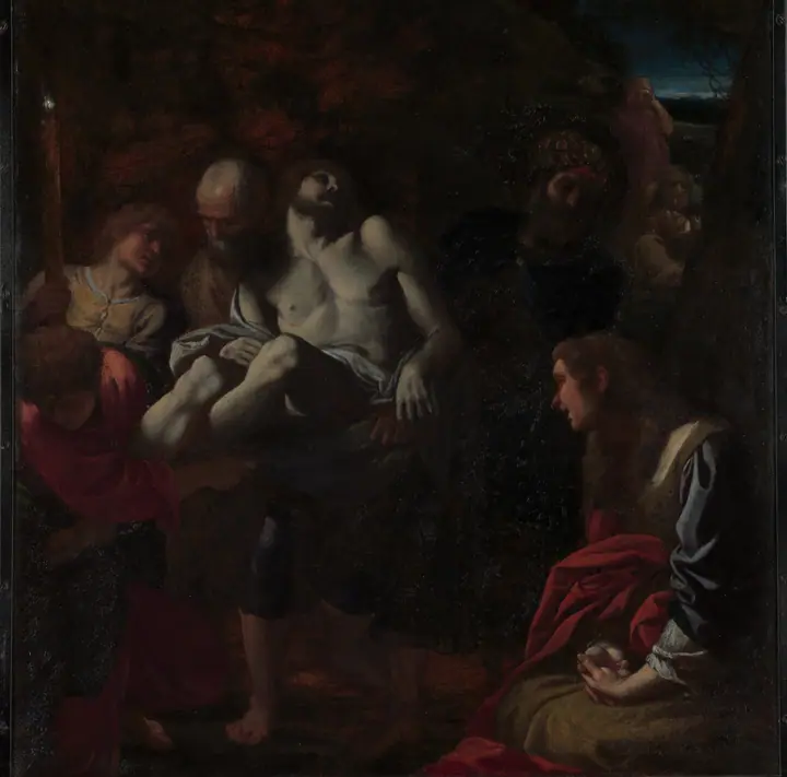 El entierro de Cristo, Annibale Carracci