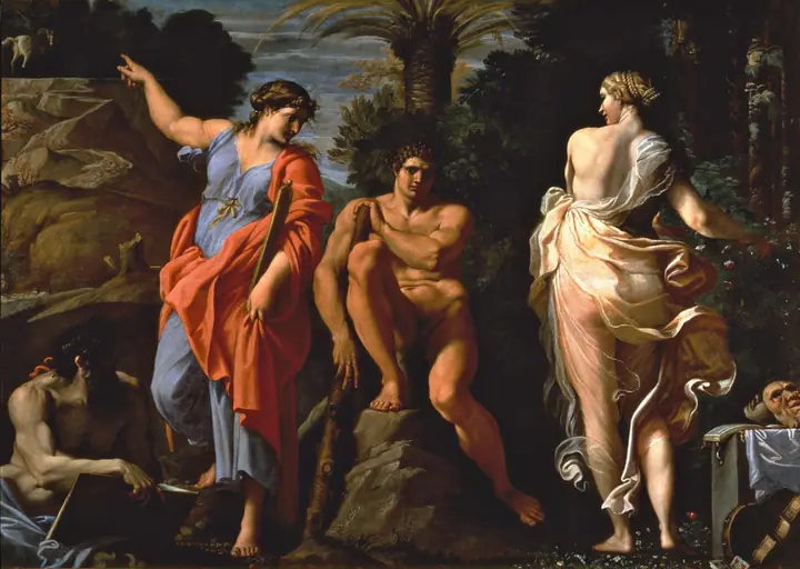 Hércules en la encrucijada, Annibale Carracci