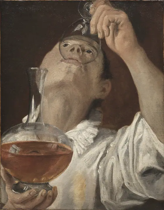 Muchacho bebiendo, Annibale Carracci