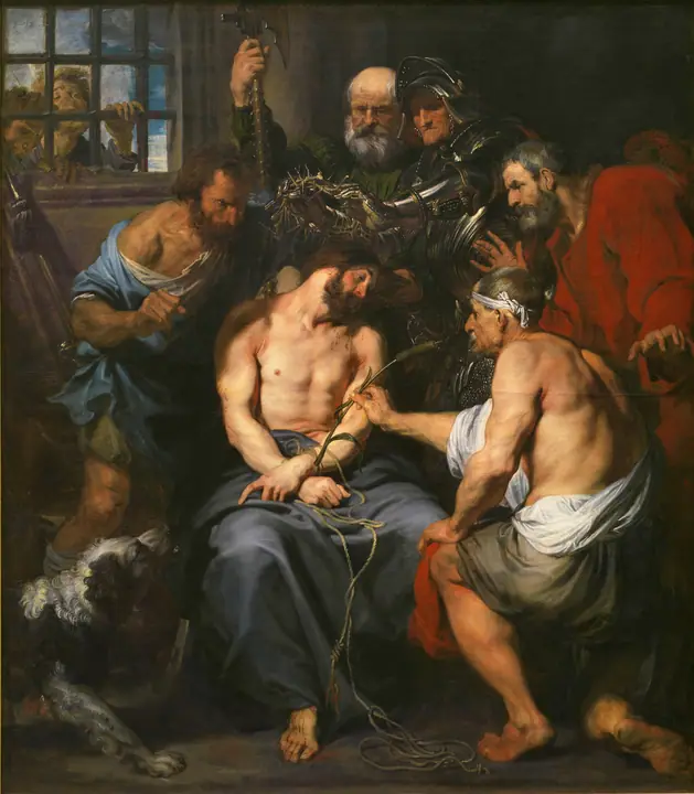 La coronación de espinas, Anthony van Dyck