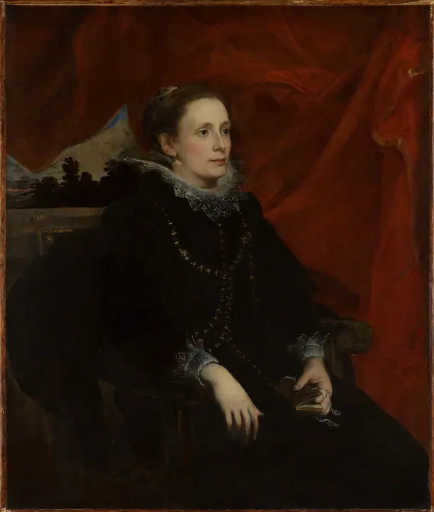 Retrato de una mujer, llamada la marquesa Durazzo, Anthony van Dyck