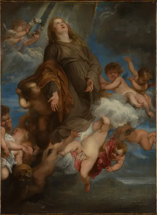 Santa Rosalía intercediendo por los apestados de Palermo, Anthony van Dyck