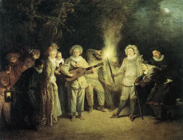 Comedia de cámara, Antoine Watteau