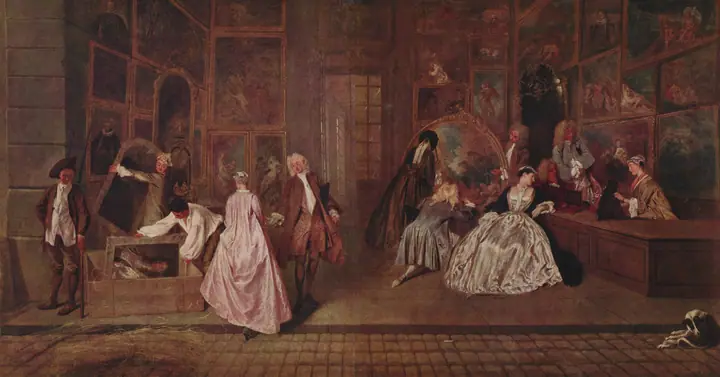 El escaparate de Gersaint, Antoine Watteau