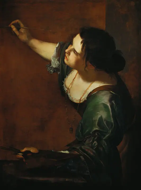 Autorretrato como alegoría de la pintura, Artemisia Gentileschi