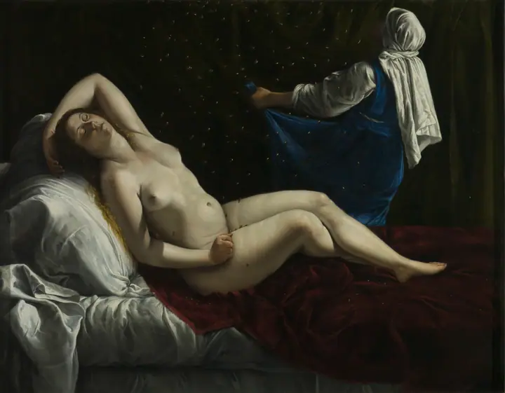 Dánae, Artemisia Gentileschi