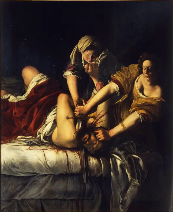 Judith decapitando a Holofernes, Artemisia Gentileschi