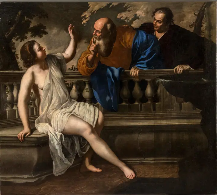 Susana y los viejos, Artemisia Gentileschi
