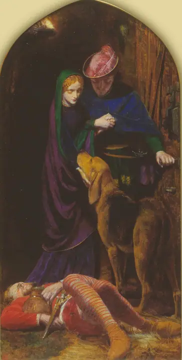 La víspera de Santa Inés, Arthur Hughes
