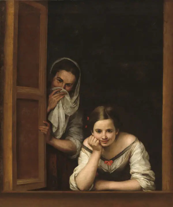 Mujeres en la ventana, Bartolomé Esteban Murillo