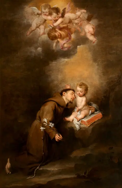 San Antonio de Padua con el Niño, Bartolomé Esteban Murillo