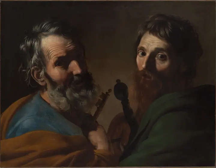 San Pedro y san Pablo, Bartolomeo Manfredi