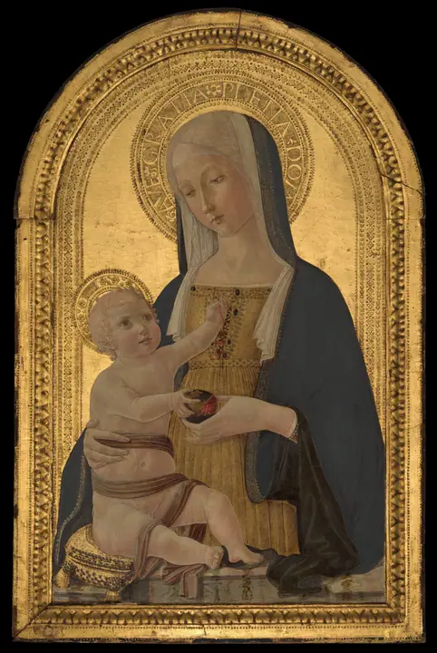 Virgen con el Niño, Benvenuto di Giovanni