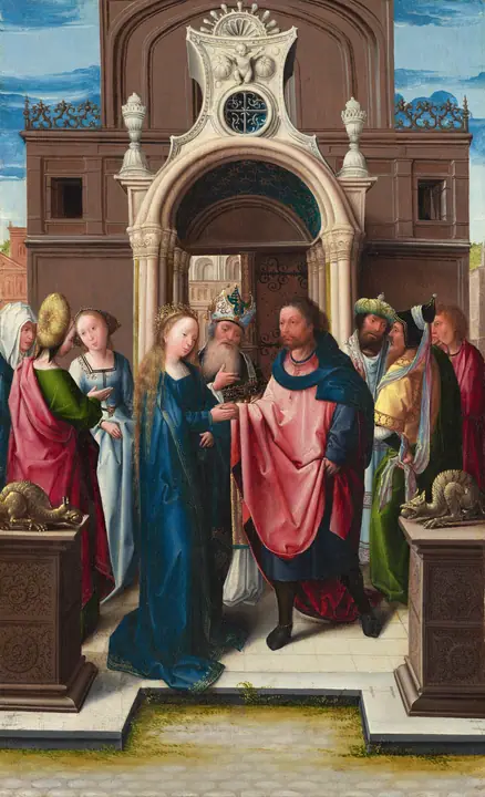 El matrimonio de la Virgen, Bernard van Orley