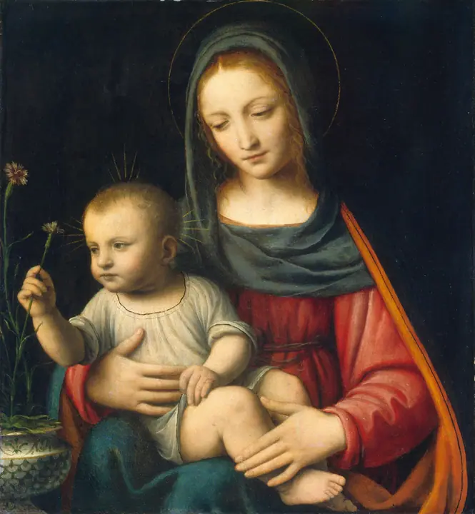La Virgen del clavel, Bernardino Luini