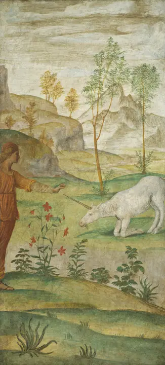 Procris y el unicornio, Bernardino Luini