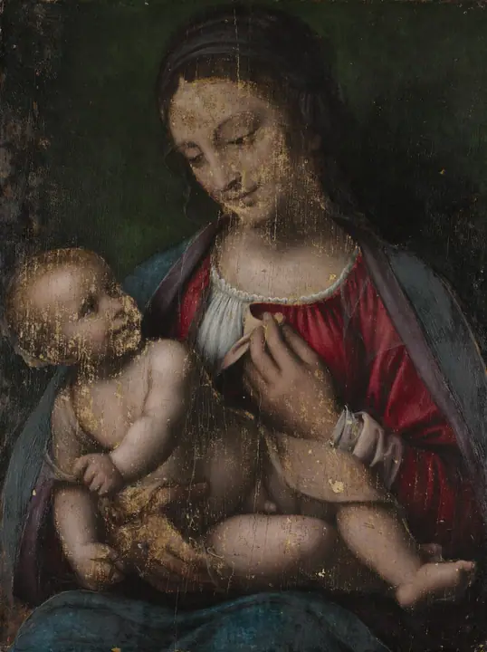 Virgen con el Niño, Bernardino Luini