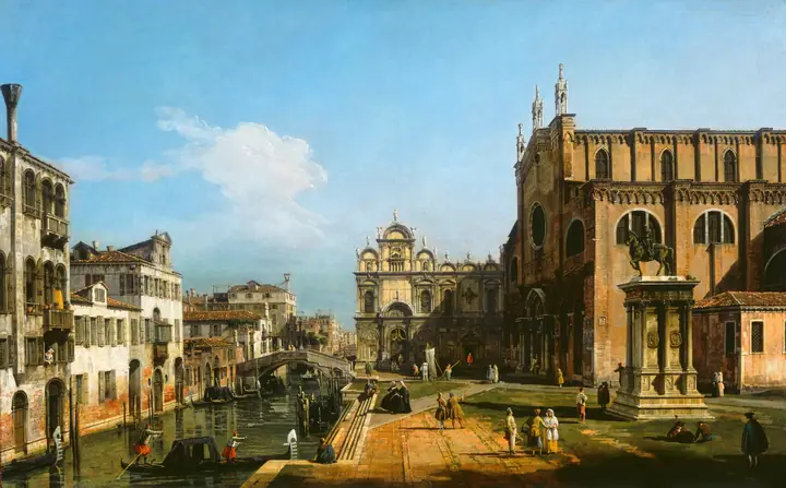 El Campo de SS. Giovanni e Paolo, Venecia, Bernardo Bellotto