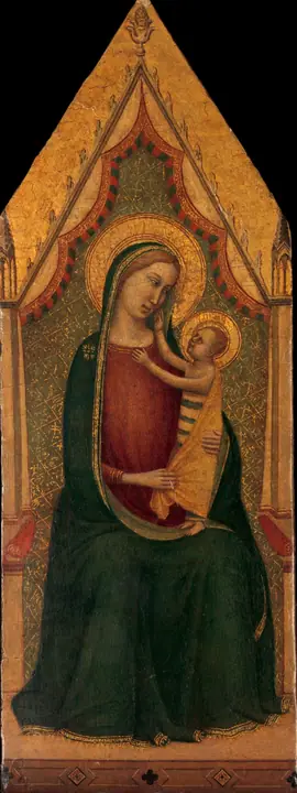 La Virgen con el Niño entronizada, Bernardo Daddi