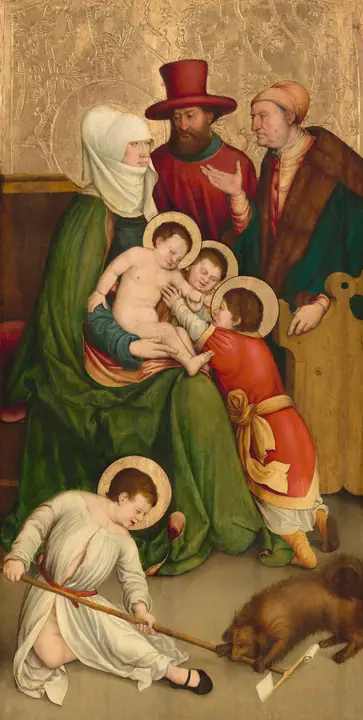 Santa María Cleofás y su familia, Bernhard Strigel