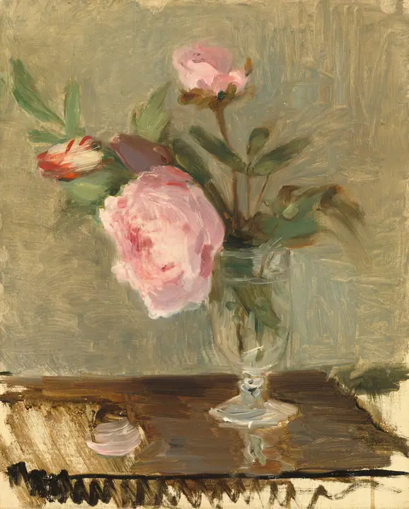 Peonías, Berthe Morisot
