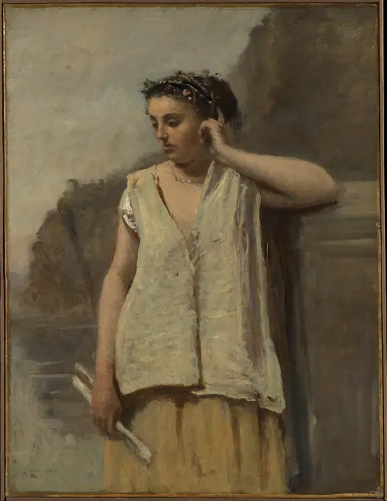 La musa, la Historia, Camille Corot
