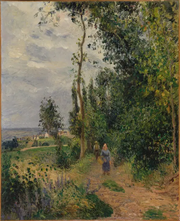 Côte des Grouettes, cerca de Pontoise, Camille Pissarro