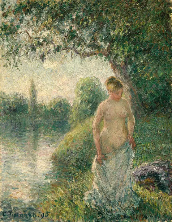 La bañista, Camille Pissarro