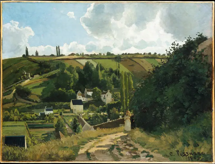 La colina de Jalais, Pontoise, Camille Pissarro