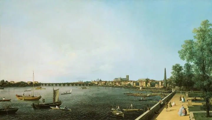 El Támesis desde la casa de Somerset, Canaletto