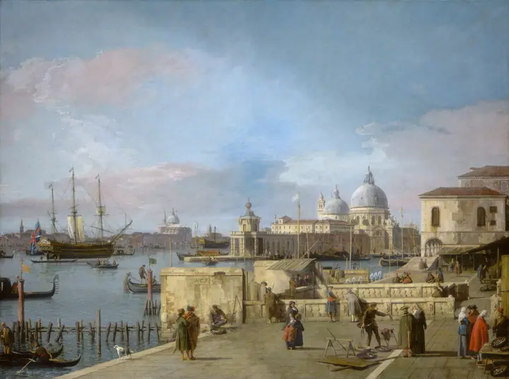 Entrada al Gran Canal desde el Molo, Venecia, Canaletto