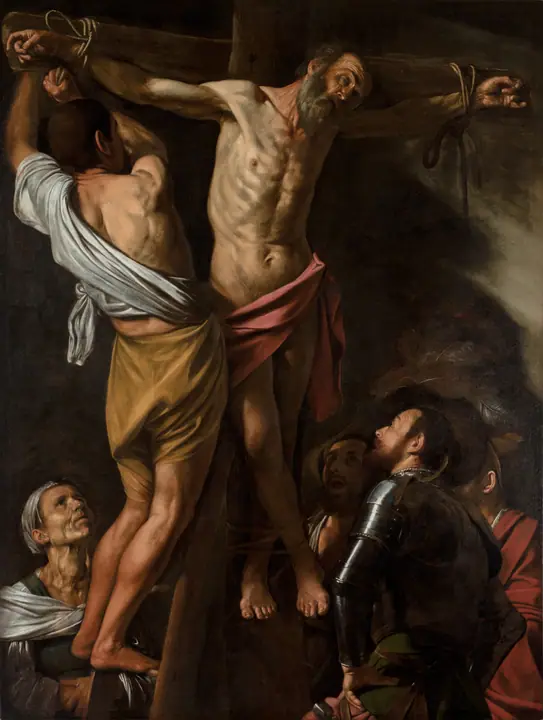 La crucifixión de San Andrés, Caravaggio