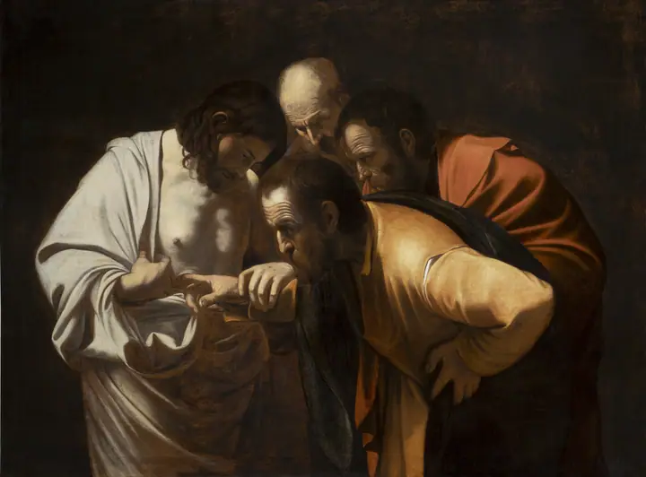 La incredulidad de Santo Tomás, Caravaggio