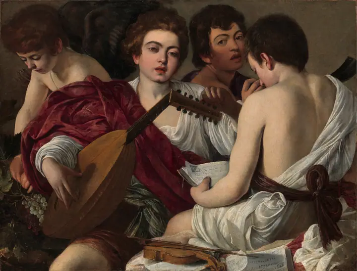 Los músicos, Caravaggio