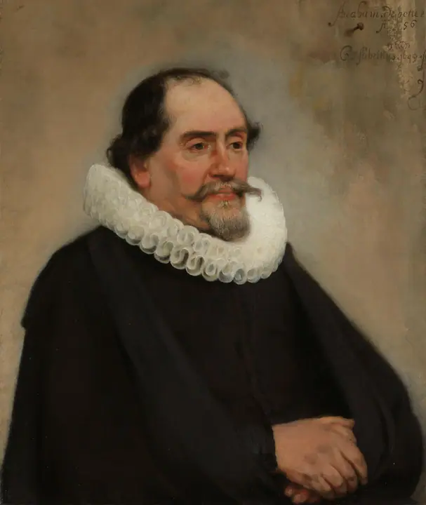Retrato de Abraham de Potter, Carel Fabritius