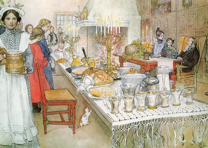 Nochebuena, Carl Larsson