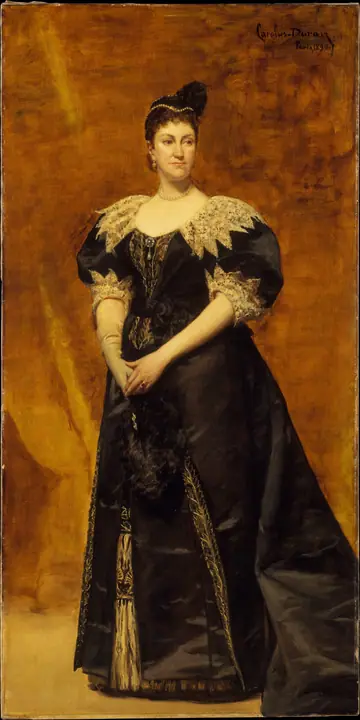 Señora William Astor (Caroline Webster Schermerhorn, 1831–1908), Carolus-Duran